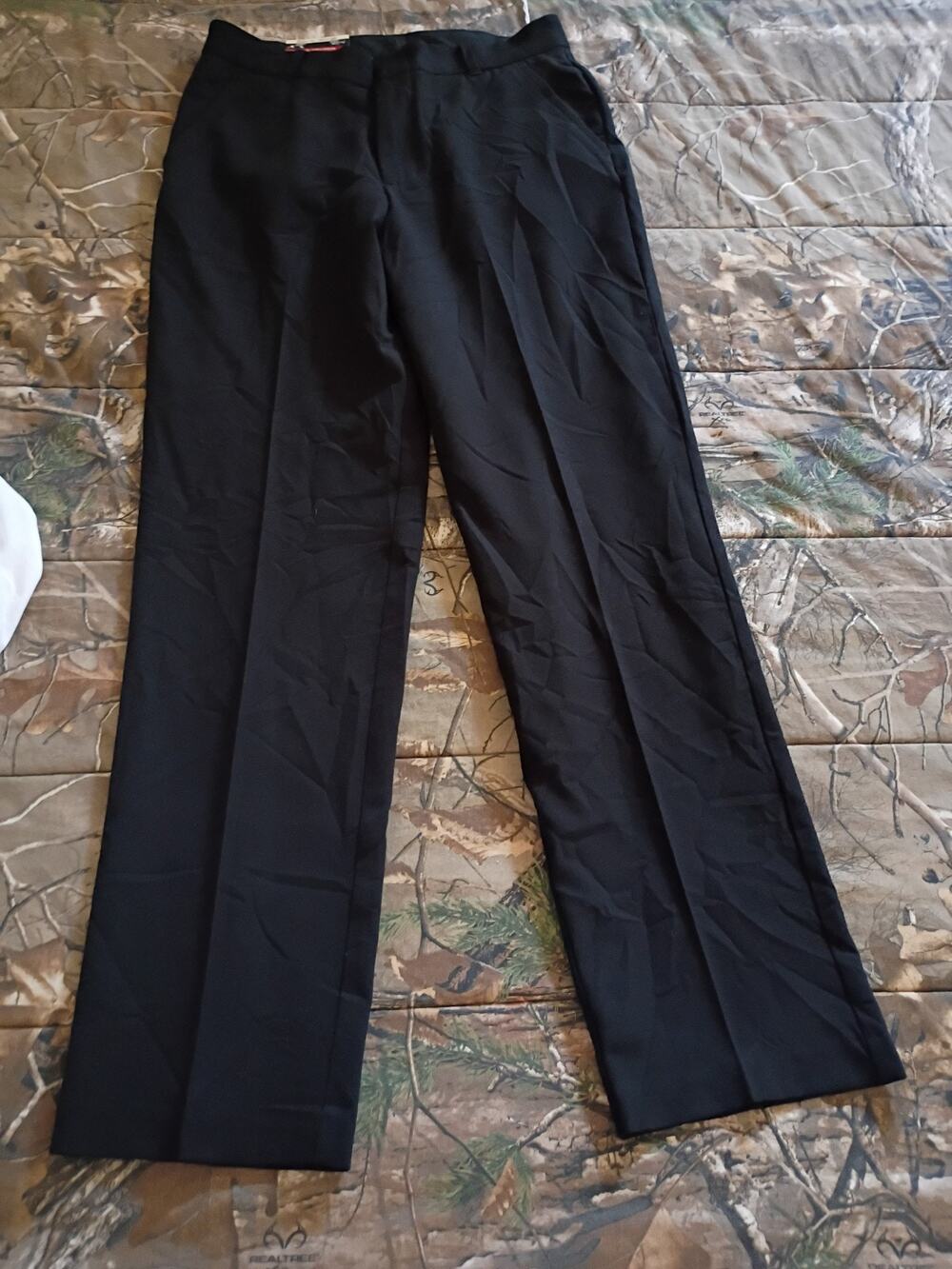 Van Heusen Flex Regular Size 18 Black Teens Dress Pants NWT Reg.$50
